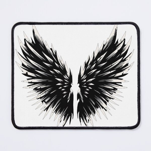 Item preview, Torn Angel Wing- Dark Gothic Streetwear Symbol  designed and sold by LumeSketch123.