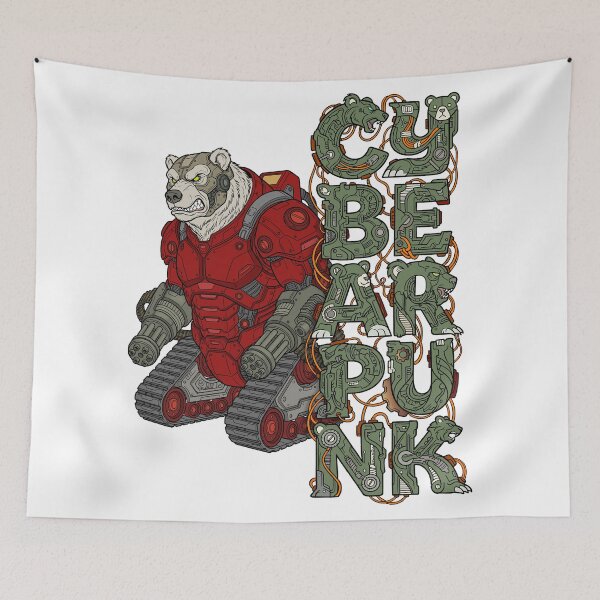 Item preview, Cybearpunk designed and sold by krabbaraban.