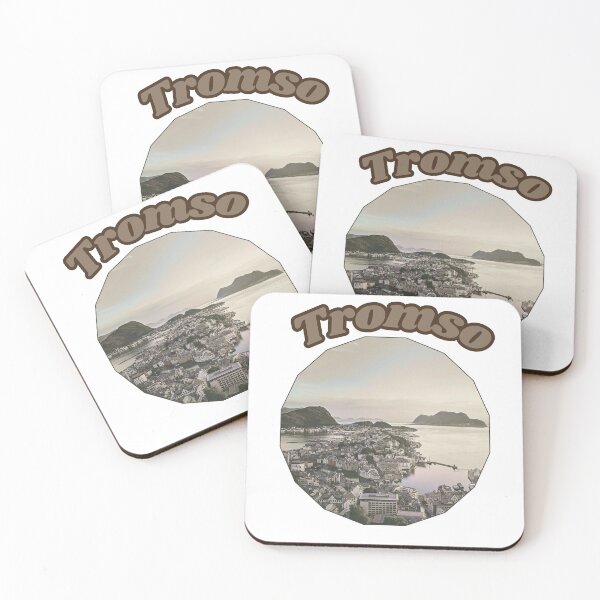 Item preview, Tromso Norway Sticker - Arctic Travel, Winter designed and sold by Artistshert.