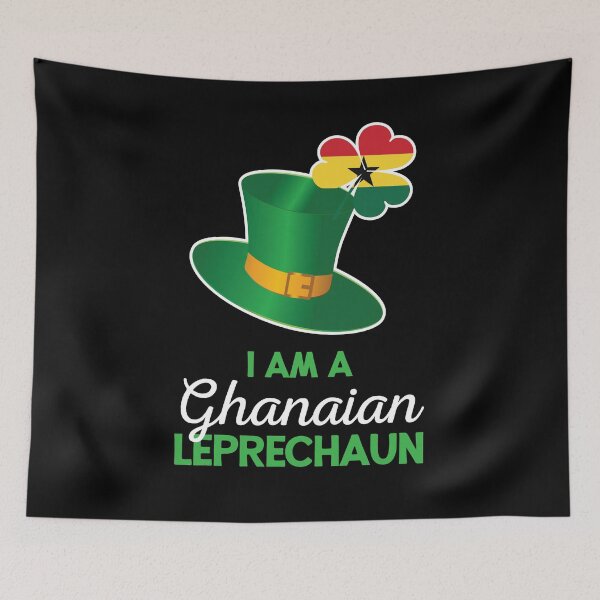 Item preview, Ghanaian St Patricks Day Leprechaun designed and sold by countryflags.