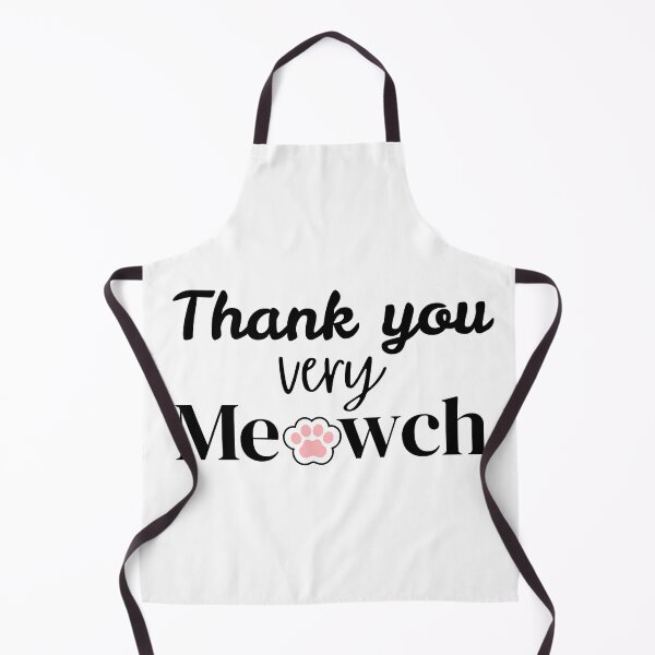 Item preview, Funny Cute Cat Lovers Thank You Very Meowch Pun  designed and sold by SunandShade.