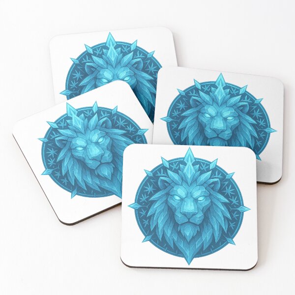 Item preview, Frozen Lion — Frostbound Sovereign designed and sold by Dream Machine.