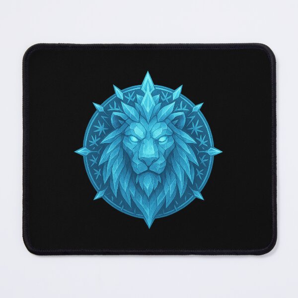Item preview, Frozen Lion — Frostbound Sovereign designed and sold by Dream Machine.