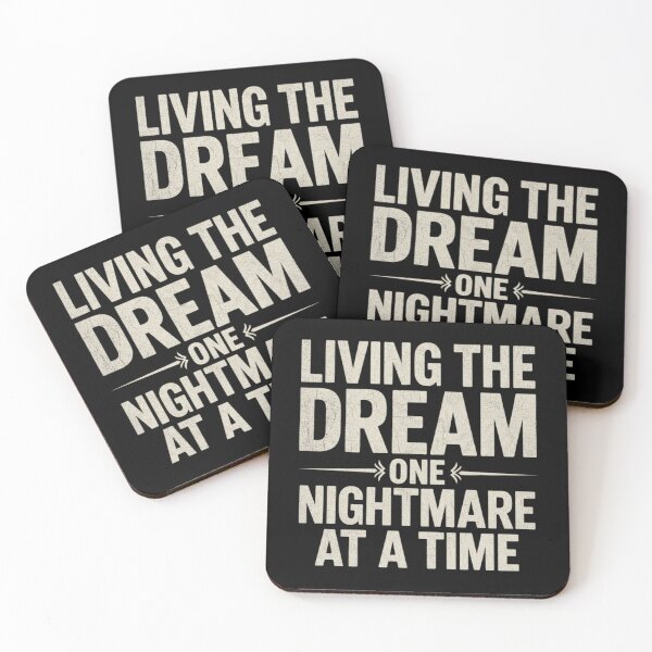 Item preview, Living The Dream One Nightmare At A Time  designed and sold by Meryem Mamouni.