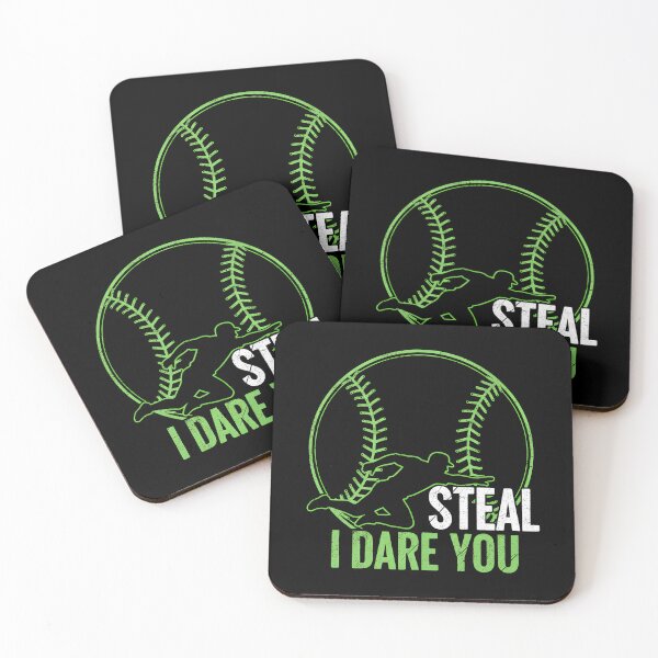 Item preview, Steal I Dare You - Baseball Catcher Silhouette Art designed and sold by MANA-Goods.