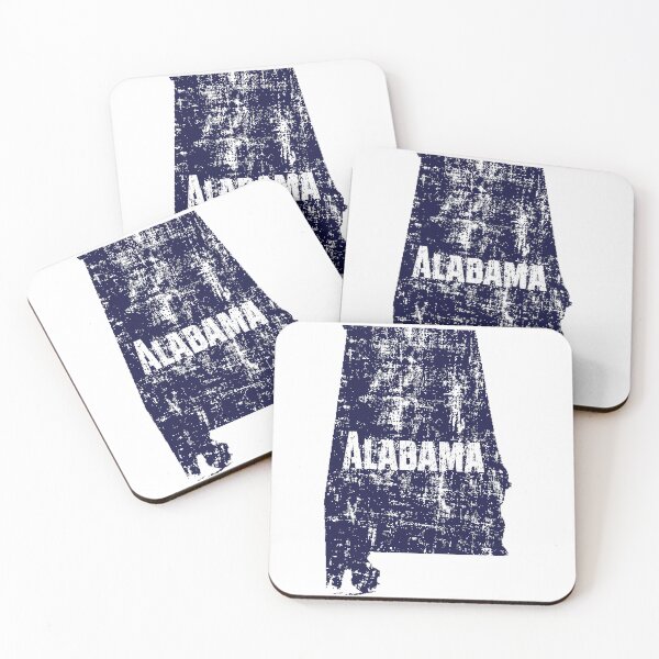Item preview, Alabama distressed with state shape designed and sold by WhiteShirtGuy.