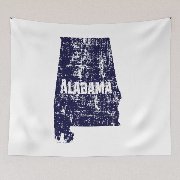 Item preview, Alabama distressed with state shape designed and sold by WhiteShirtGuy.