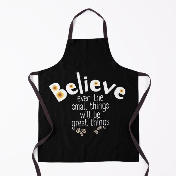 Item preview, Believe in Small Things Yellow Sunflower Positive Quote designed and sold by SunandShade.