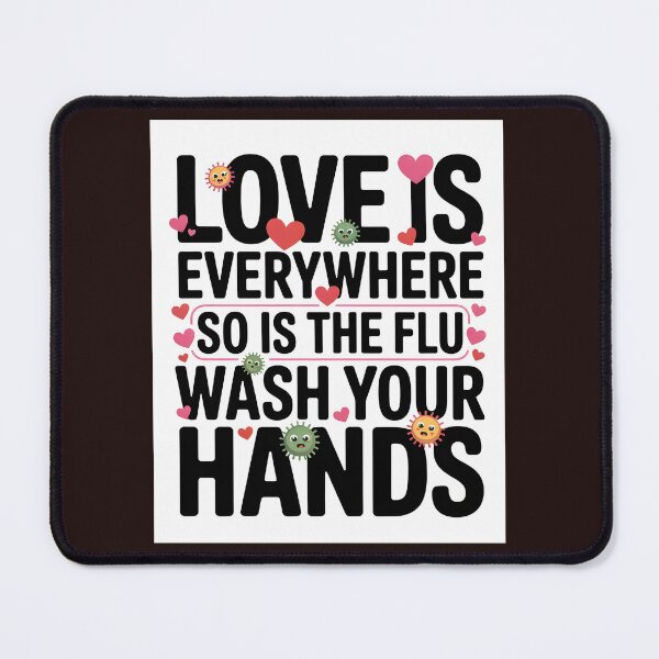 Item preview, Love Is Everywhere So Is The Flu – Nurse Humor Shirt designed and sold by Viktorio Art Shop.