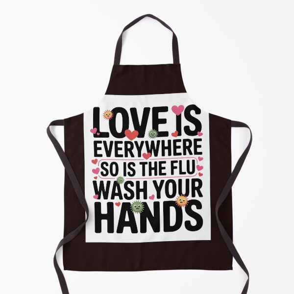 Item preview, Love Is Everywhere So Is The Flu – Nurse Humor Shirt designed and sold by Viktorio Art Shop.