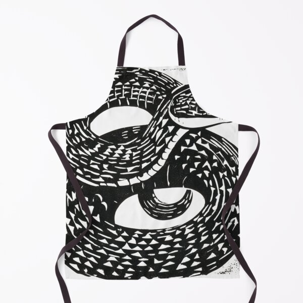 Item preview, Lino cut snake designed and sold by MendaciousMina.