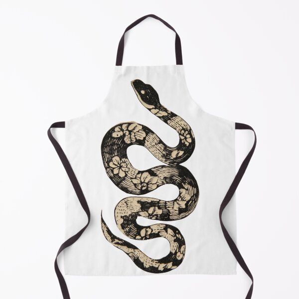 Item preview, Lino cut snake designed and sold by MendaciousMina.