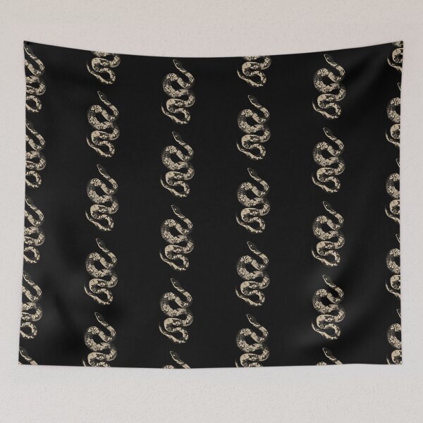 Item preview, Lino cut snake designed and sold by MendaciousMina.