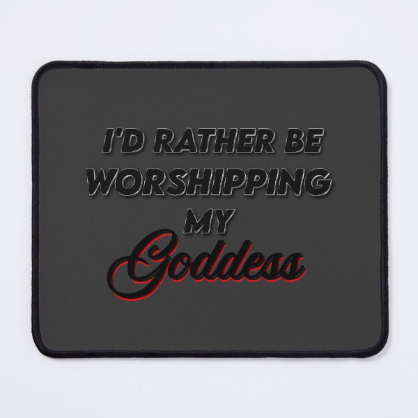 Item preview, I'd Rather Be Worshipping Goddess designed and sold by Laymela Underground.