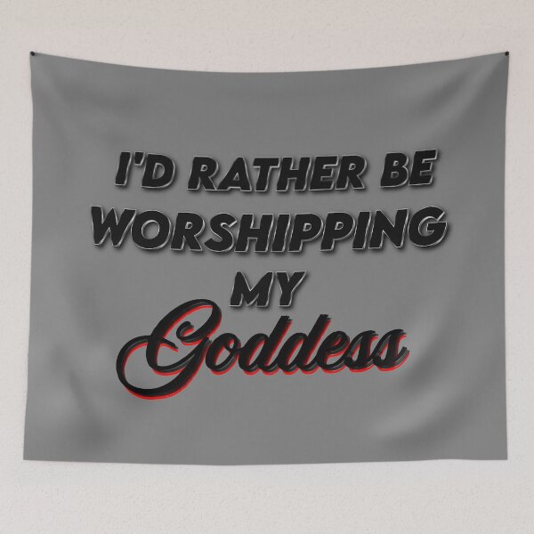 Item preview, I'd Rather Be Worshipping Goddess designed and sold by Laymela Underground.