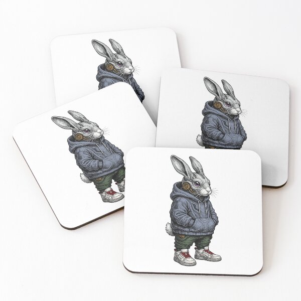 Item preview, The cyborg rabbit designed and sold by krabbaraban.