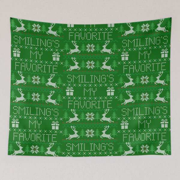 Item preview, Smiling's My Favorite Ugly Sweater designed and sold by Normbot2000.