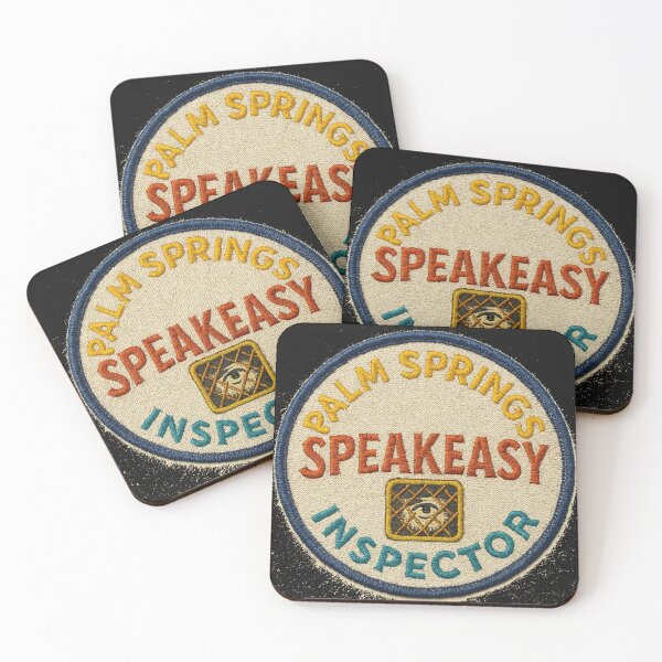 Item preview, Palm Springs Patch with Speakeasy Access designed and sold by Jeffsredbubble.