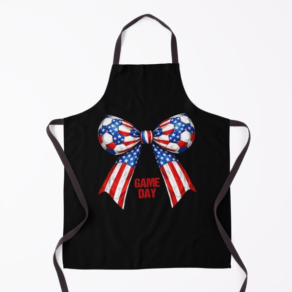 Item preview, USA Soccer Bow Patriotic Hair Ribbon for Game Day Pride designed and sold by MuniraWearify.