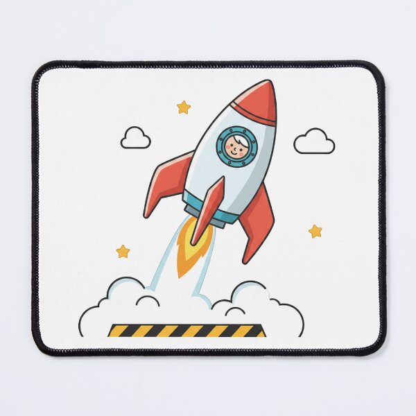 Item preview, Cute Rocket Ship Blast Off - Little Astronaut Space Adventure designed and sold by jusmich.