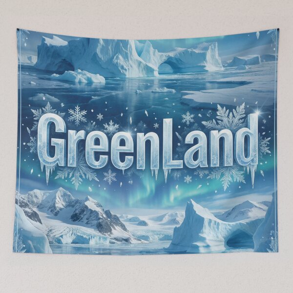 Item preview, Magical Greenland Iceberg Landscape Northern Lights designed and sold by DGtaLrtcom.