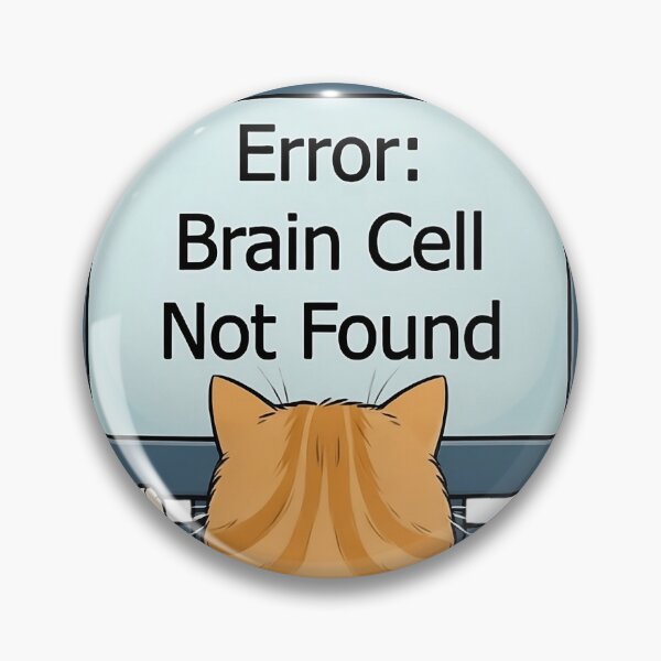 Item preview, Orange Cat Mug : Brain Cell Not Found  designed and sold by gojostore.