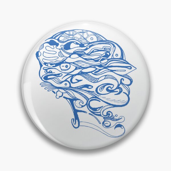 Item preview, Silent Profile – Abstract Portrait Ink Drawing designed and sold by LucianStanica.