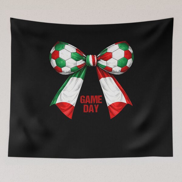 Item preview, Mexico Soccer Bow Hair Ribbon for Game Day Pride designed and sold by MuniraWearify.