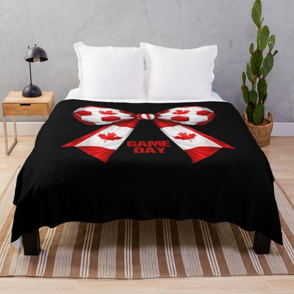 Item preview, Canada Soccer Bow Maple Leaf Game Day Football Fan Pride designed and sold by MuniraWearify.