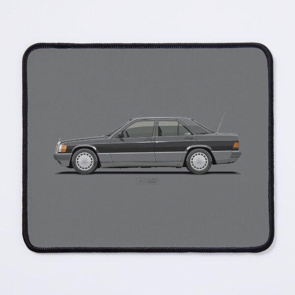 Item preview, 190E W201 Sportline Black – 90s German Sedan Illustration designed and sold by ARVwerks.