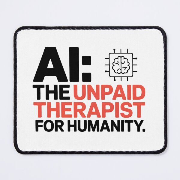 Item preview, Unpaid Therapist – Funny Relatable Quote | Humor Typography Design designed and sold by WHDProduction45.