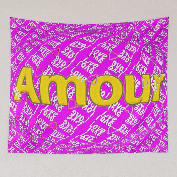 Item preview, Love motifs on the French word "Amour" V3 designed and sold by Alan-David.
