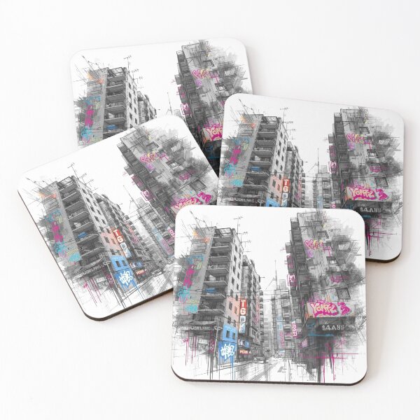Item preview, City sketch in neon designed and sold by Isabella357-753.