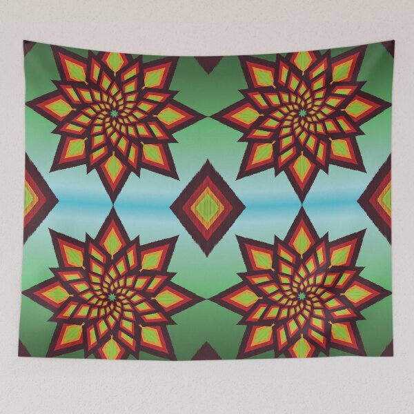 Item preview, Fire Balance Energy Mandala designed and sold by OIL Pattern Design .