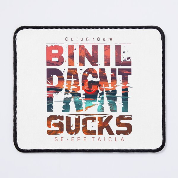 Item preview, Distorted Sunset Statement – Abstract Typography Art designed and sold by Joyfulfabric.