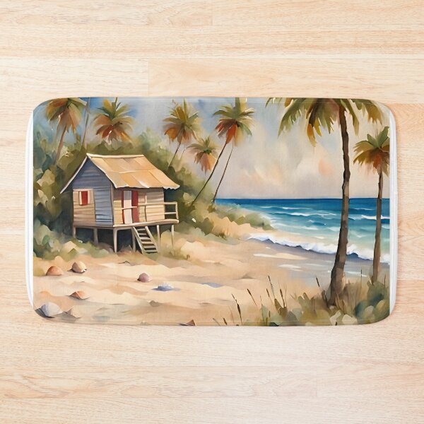 Item preview, Serene Beach Scene designed and sold by Ariel's Art Corner.