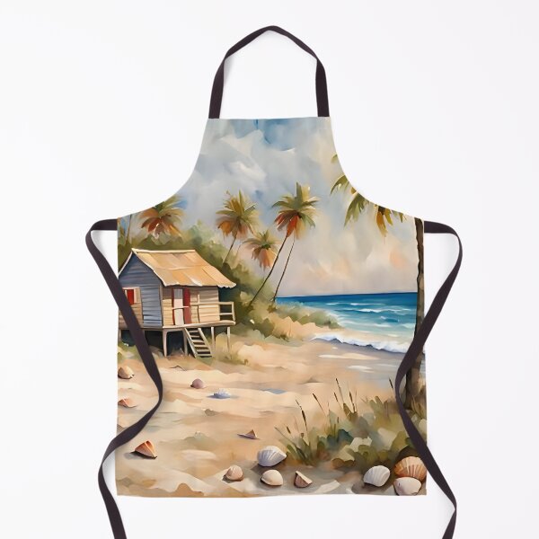 Item preview, Serene Beach Scene designed and sold by Ariel's Art Corner.