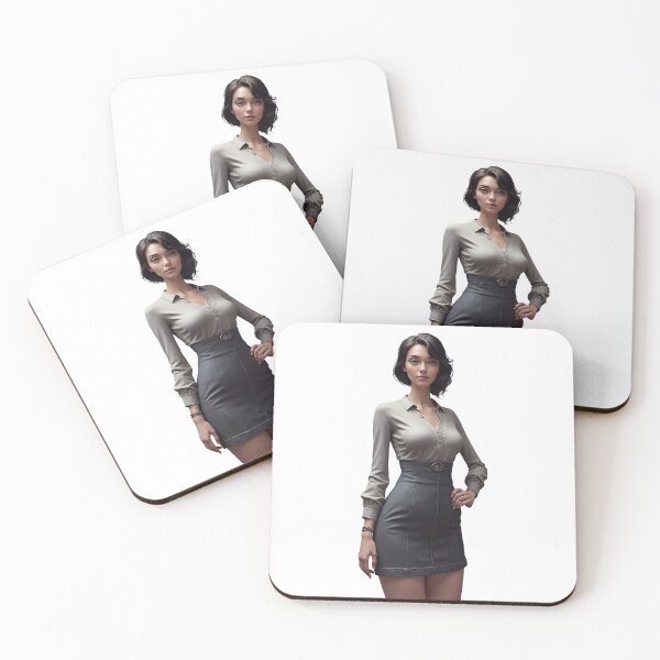 Item preview, A confident businesswoman standing on transparent background designed and sold by Creative88Art.