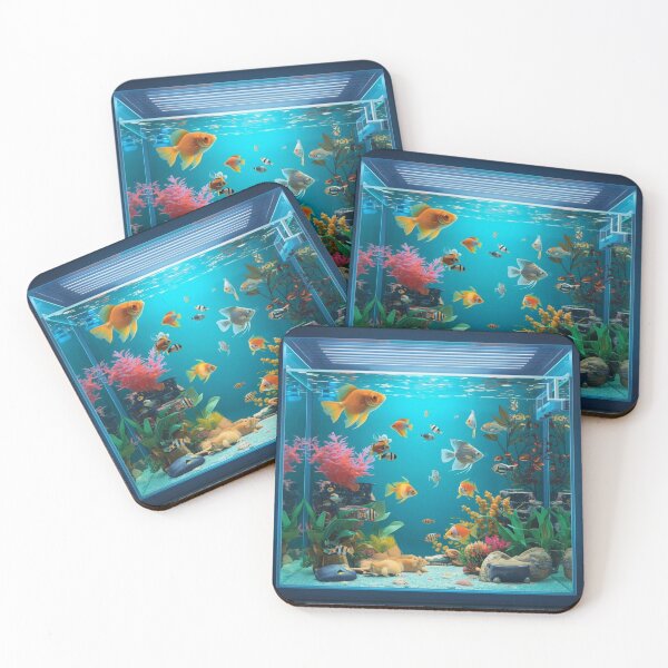 Item preview, Frutiger Aero Fish Aquarium - Retro Digital Art designed and sold by lydsshop.