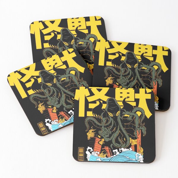 Item preview, Kaiju Tentacle Monster Japanese Street Art designed and sold by EliteWear212.