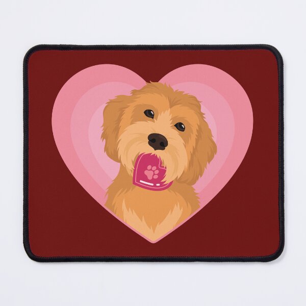 Item preview, Goldendoodle Valentine Heart Golden Doodle designed and sold by jaygo.