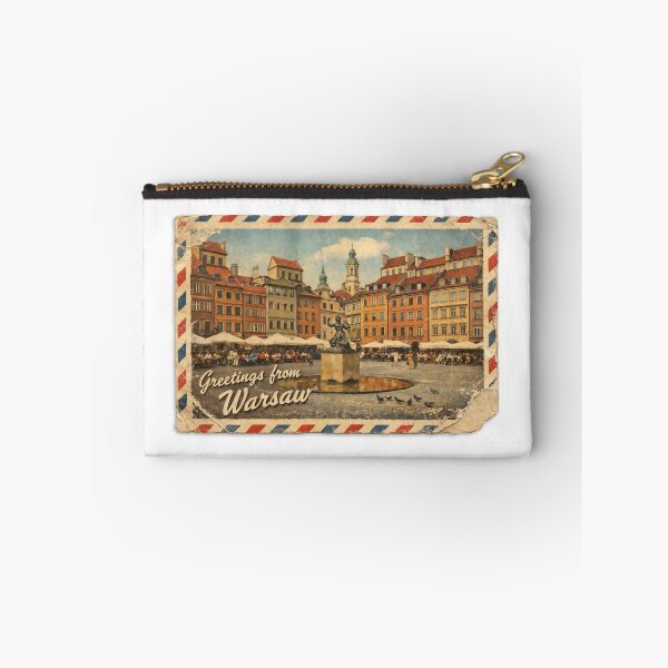 Item preview, Saludos desde Varsovia – Postal retro de Varsovia designed and sold by Klysztof.