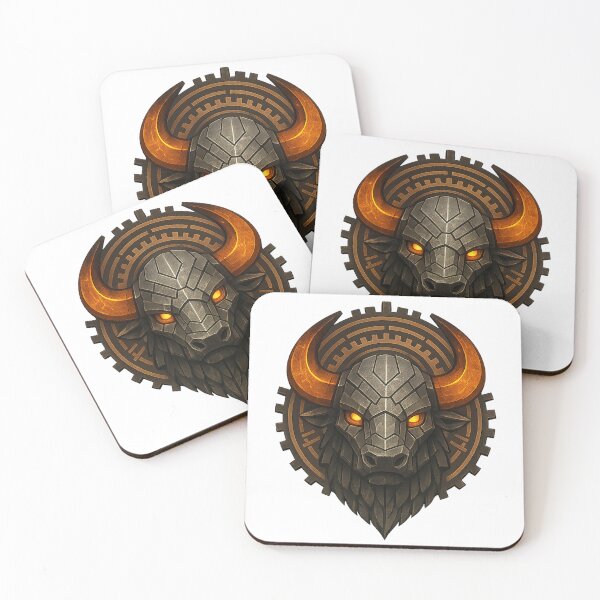 Item preview, Metal Bison — Steelbound Titan designed and sold by Dream Machine.