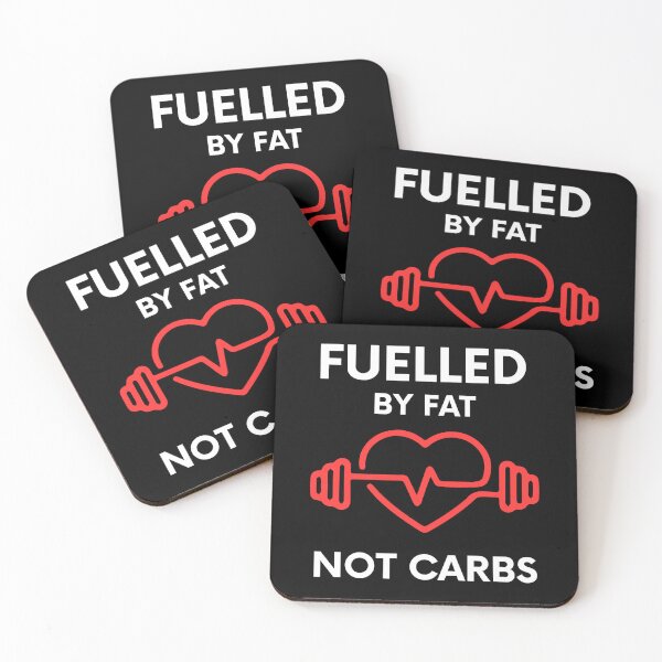 Item preview, Fuelled by Fat Not Carbs – Funny Keto Diet Shirt designed and sold by MOKRONOS.