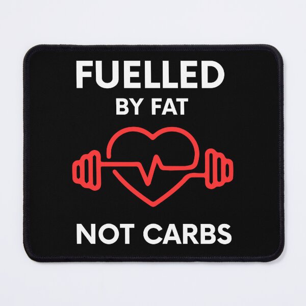 Item preview, Fuelled by Fat Not Carbs – Funny Keto Diet Shirt designed and sold by MOKRONOS.