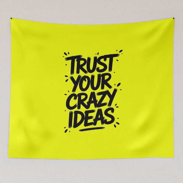 Item preview, Trust Your Crazy Ideas - Bold Brush Typography designed and sold by Enea Kelo.