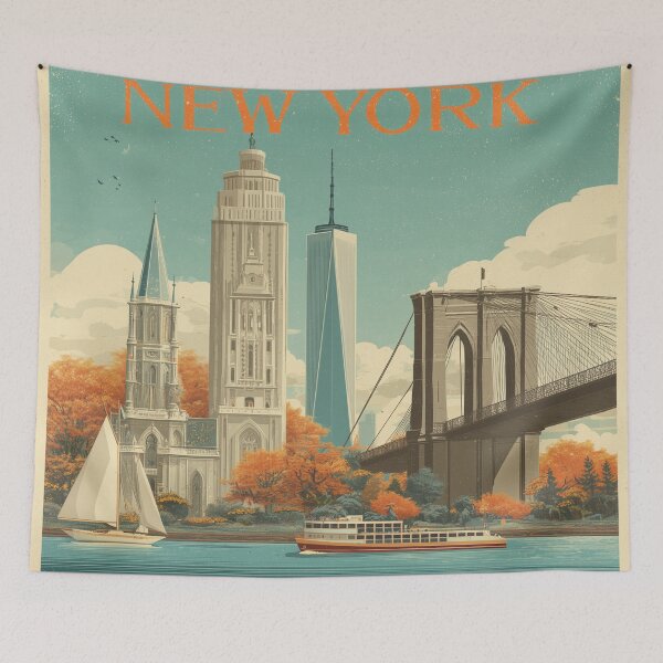 Item preview, New York Vintage Poster designed and sold by Rtymer.