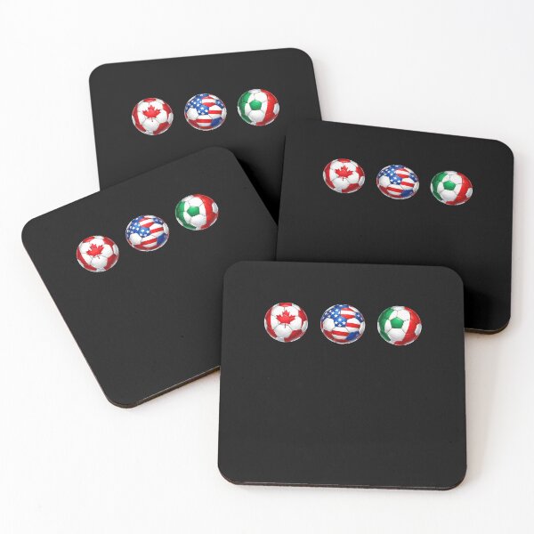 Item preview, International Soccer Balls Canada USA Mexico Futbol Time designed and sold by MuniraWearify.