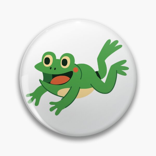 Item preview, Excited frog , Funny Frog Sticker designed and sold by ELK20.