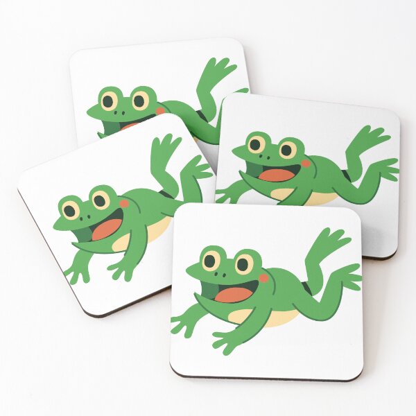 Item preview, Excited frog , Funny Frog Sticker designed and sold by ELK20.